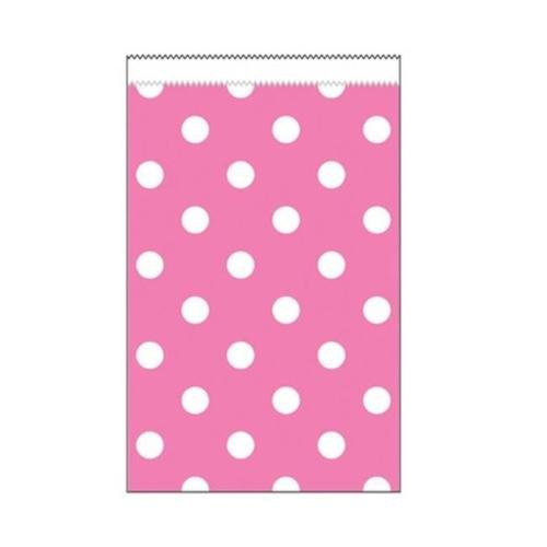 Paper Treat Bags Candy Pink Polka Dot