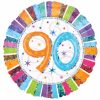 18" Radiant Birthday 90 Foil