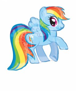 SuperShape My Little Pony Rainbow Dash Foil