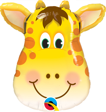 14" Air-fill Shape Jolly Giraffe Foil