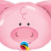 14" Air-fill Shape Playful Pig Foil