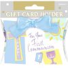 First Communion Gift Card Holder Blue