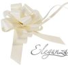 Eleganza 30mm Ivory Poly Pull Bow