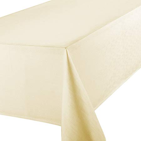 Hire - Ivory Oblong Linen Tablecloth