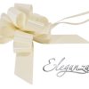 Eleganza 50mm Ivory Poly Pull Bow