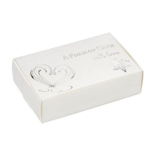 A Piece of Cake Box - White/Silver