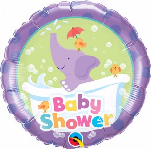 18" Baby Shower Elephant Foil