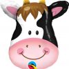 32" Shape Contented Cow foil balloon
