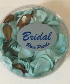 Artificial Turquoise Sage Rose Petal Confetti