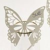 Elegant Butterfly Laser Cut Place Cards for Glass Ivory
