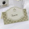 Chic Boutique Place Cards - Ivory & Gold