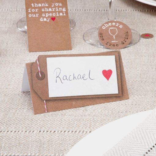 Just My Type Place Cards