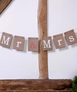 Just My Type Mr and Mrs Chair Bunting