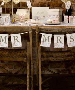 With Love Mr & Mrs Chair Bunting
