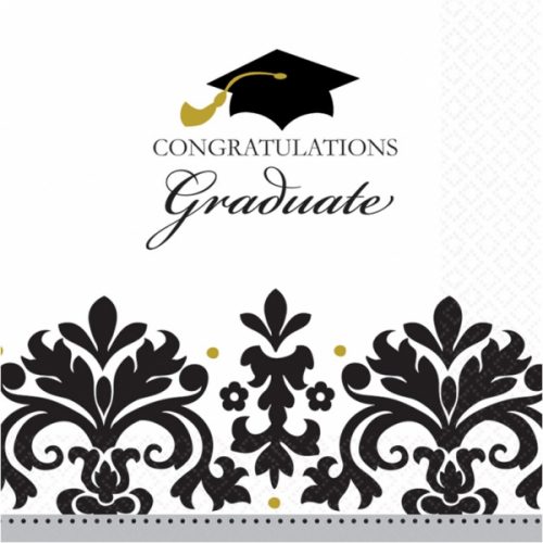 Congratulations Graduate 2 Ply Napkins