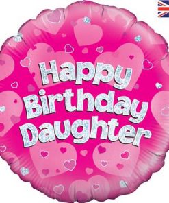 18" Happy Birthday Daughter Foil Balloon
