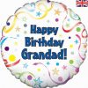 18" Happy Birthday Grandad Foil Balloon