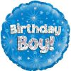 18" Birthday Boy Holographic Foil
