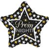 18" Prom Night Stars Holographic Foil Balloon