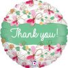 18" Floral Thank You Holographic Foil