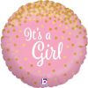 18" Glittering It’s a Girl Holographic Foil