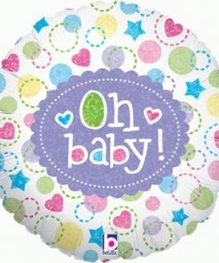 18" Baby Star Shower Holographic Foil