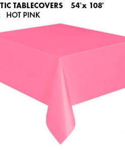 Oblong Tablecloth - Hot Pink