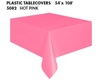 Oblong Tablecloth - Hot Pink