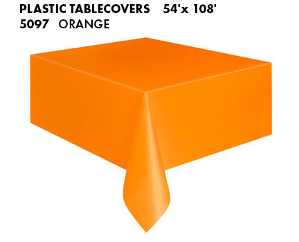 Oblong Tablecloth - Orange