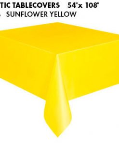 Oblong Tablecloth - Sunflower Yellow