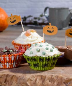 Happy Halloween Cupcake Cases & Picks