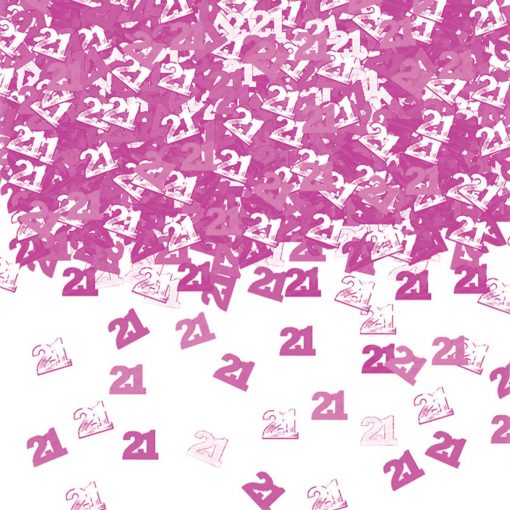 Pink Shimmer 21 Metallic Confetti