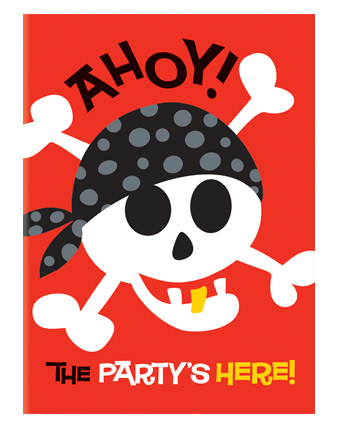 Pirate Fun invitations