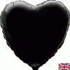 18" Black Heart Foil