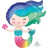 29" Colourful Mermaid SuperShape Foil