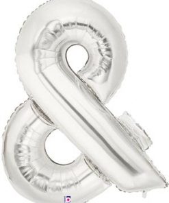 Air Filled 14 Inch Silver Letter &