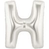 Megaloon 40" Letter H Silver