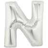 Megaloon 40" Letter N Silver