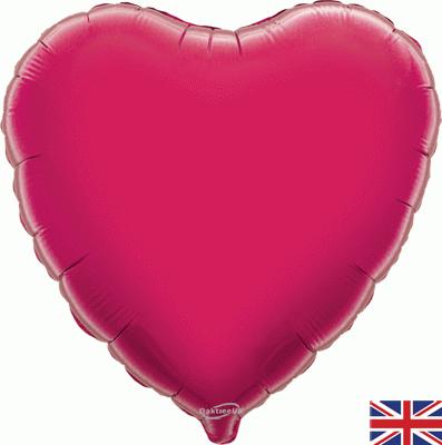 Fuchsia Heart Foil
