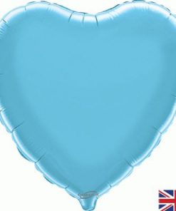 Light Blue Heart Foil