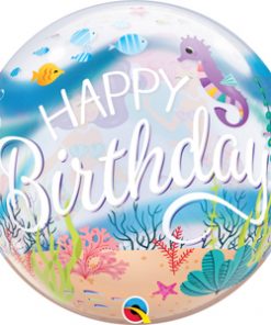 Mermaid Birthday Party Single Bubble