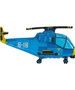 Helicopter Blue Foil