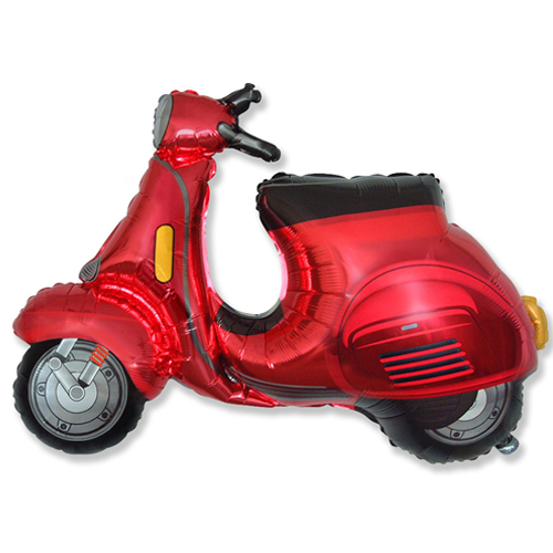 Red Scooter Foil