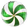 Green and White Candy Foil