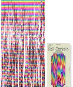 Foil Door Curtain Rainbow