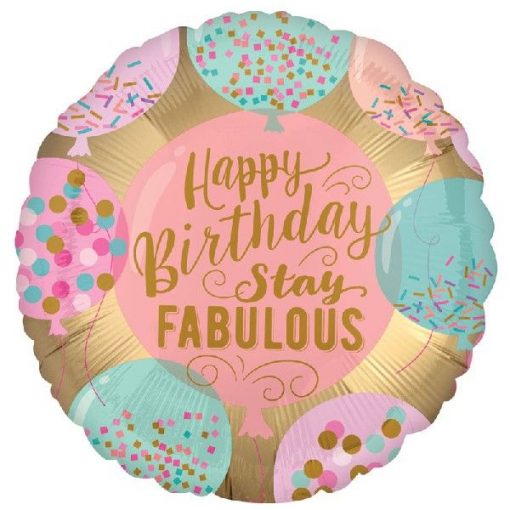 Stay Fabulous Birthday Foil