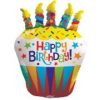 36in Birthday Cupcake Foil