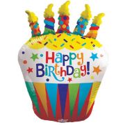 36in Birthday Cupcake Foil