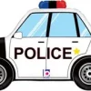 34inch Shape Police Car