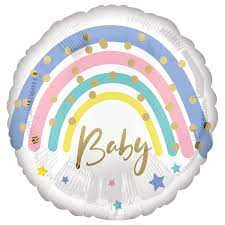 Pastel Rainbow Baby Foil